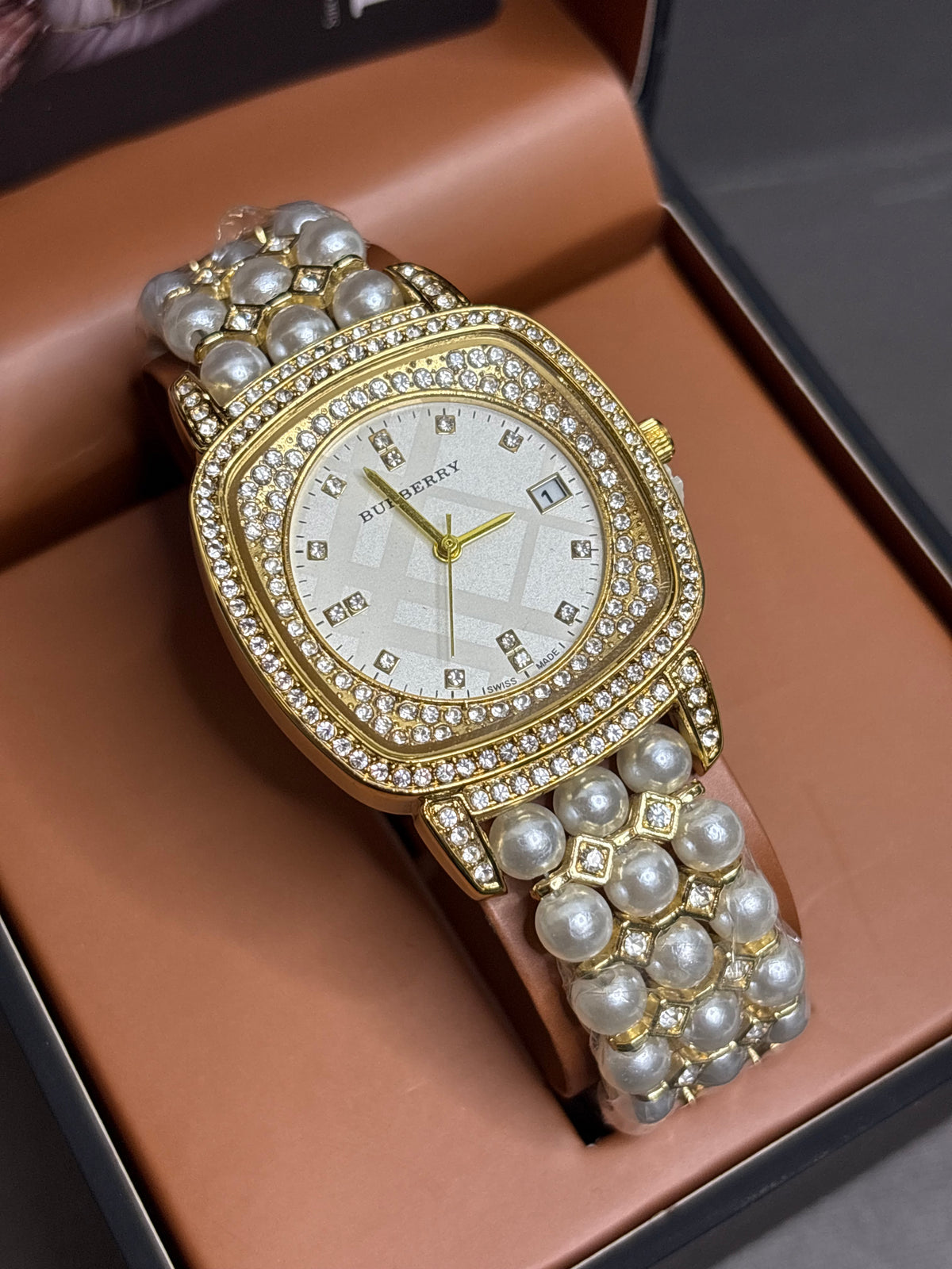 Pearl Bracelet Watch