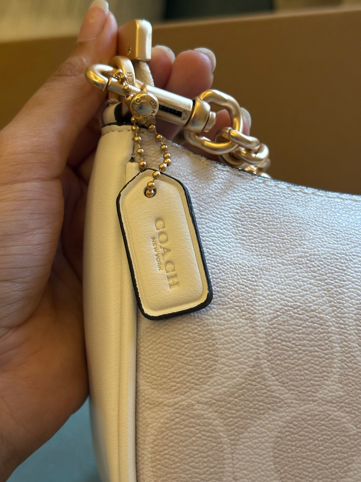 Snow white Teri Bag