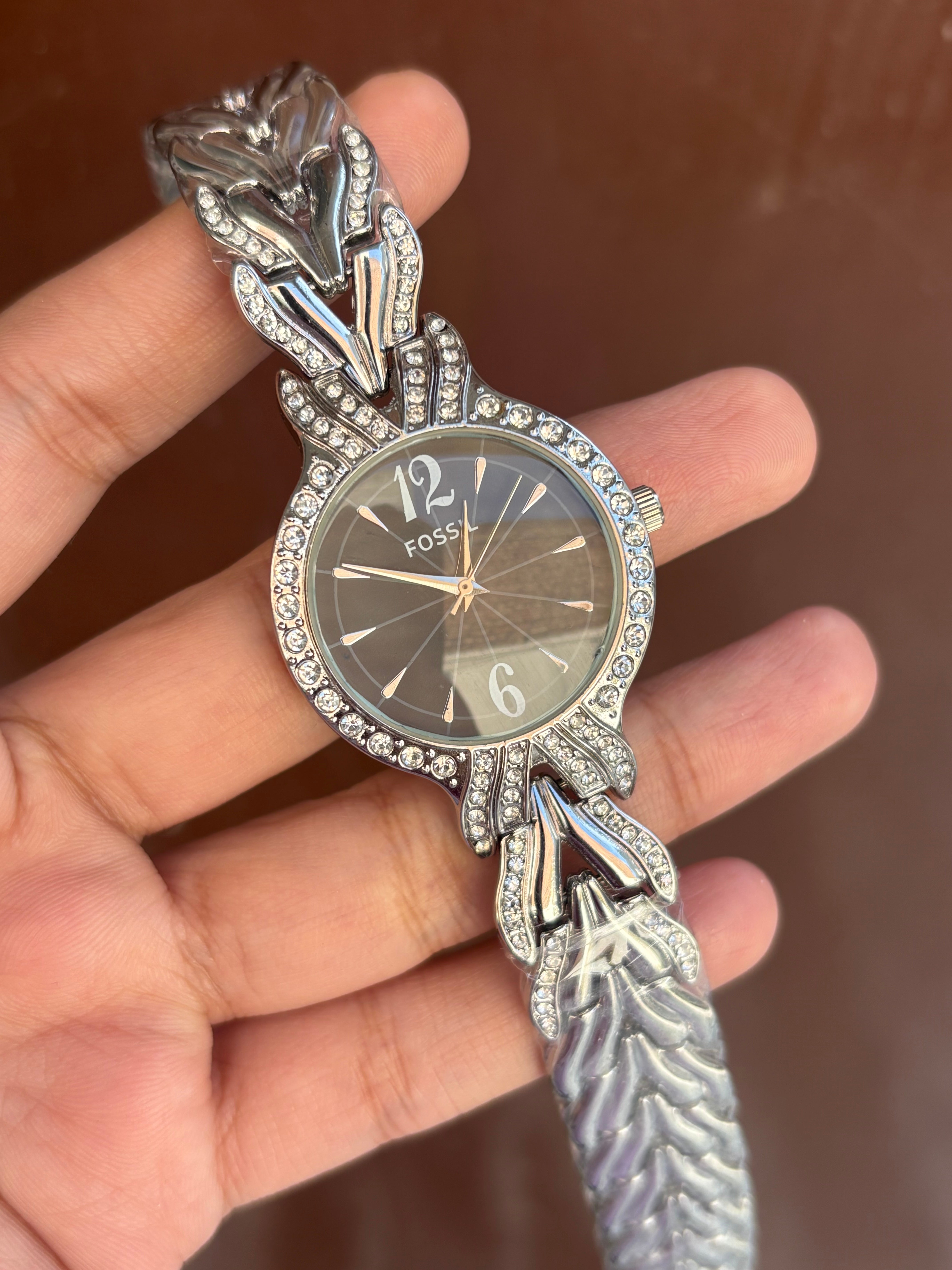 Fossil stone watch