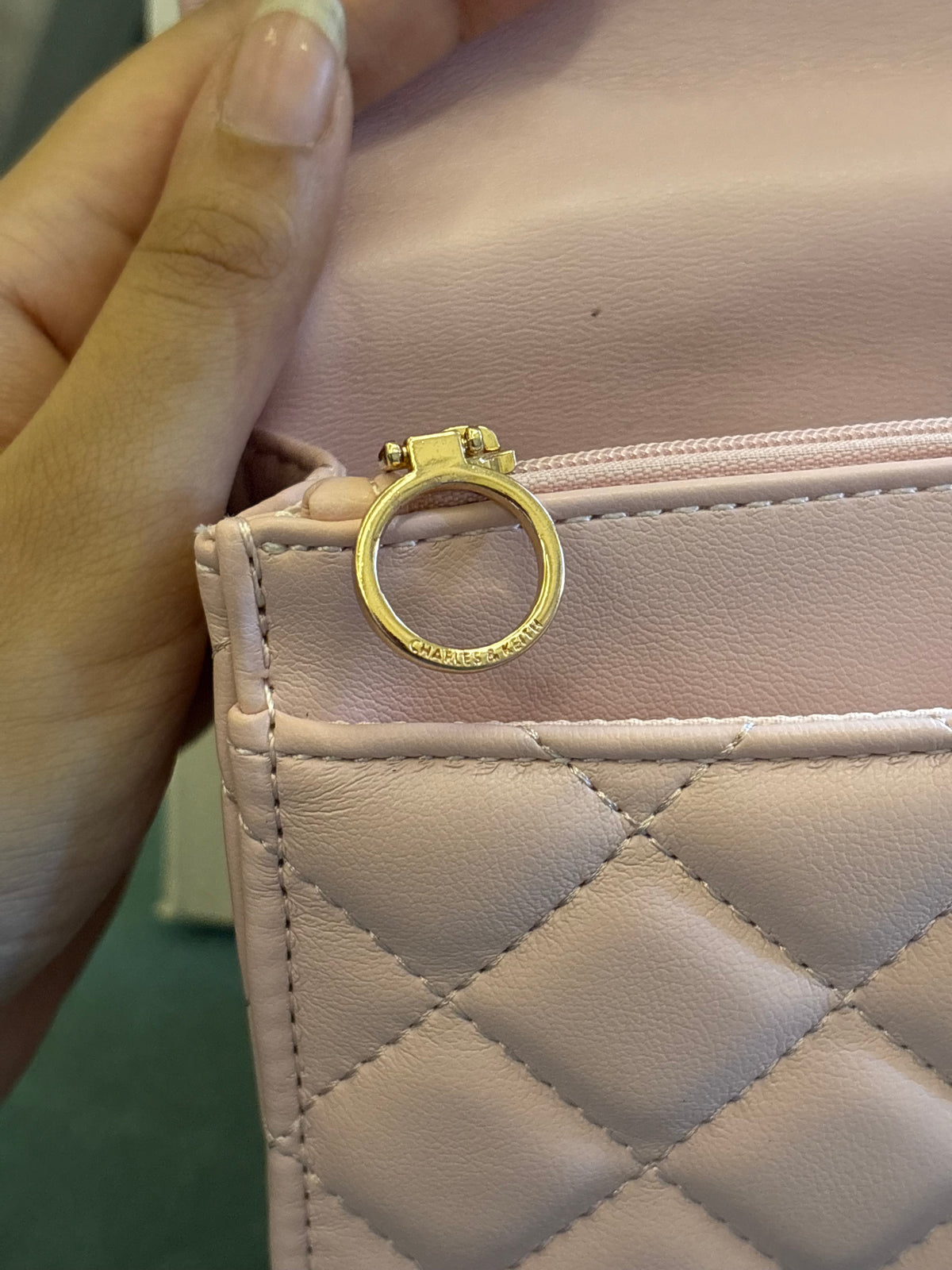 C&K pink Sling Bag