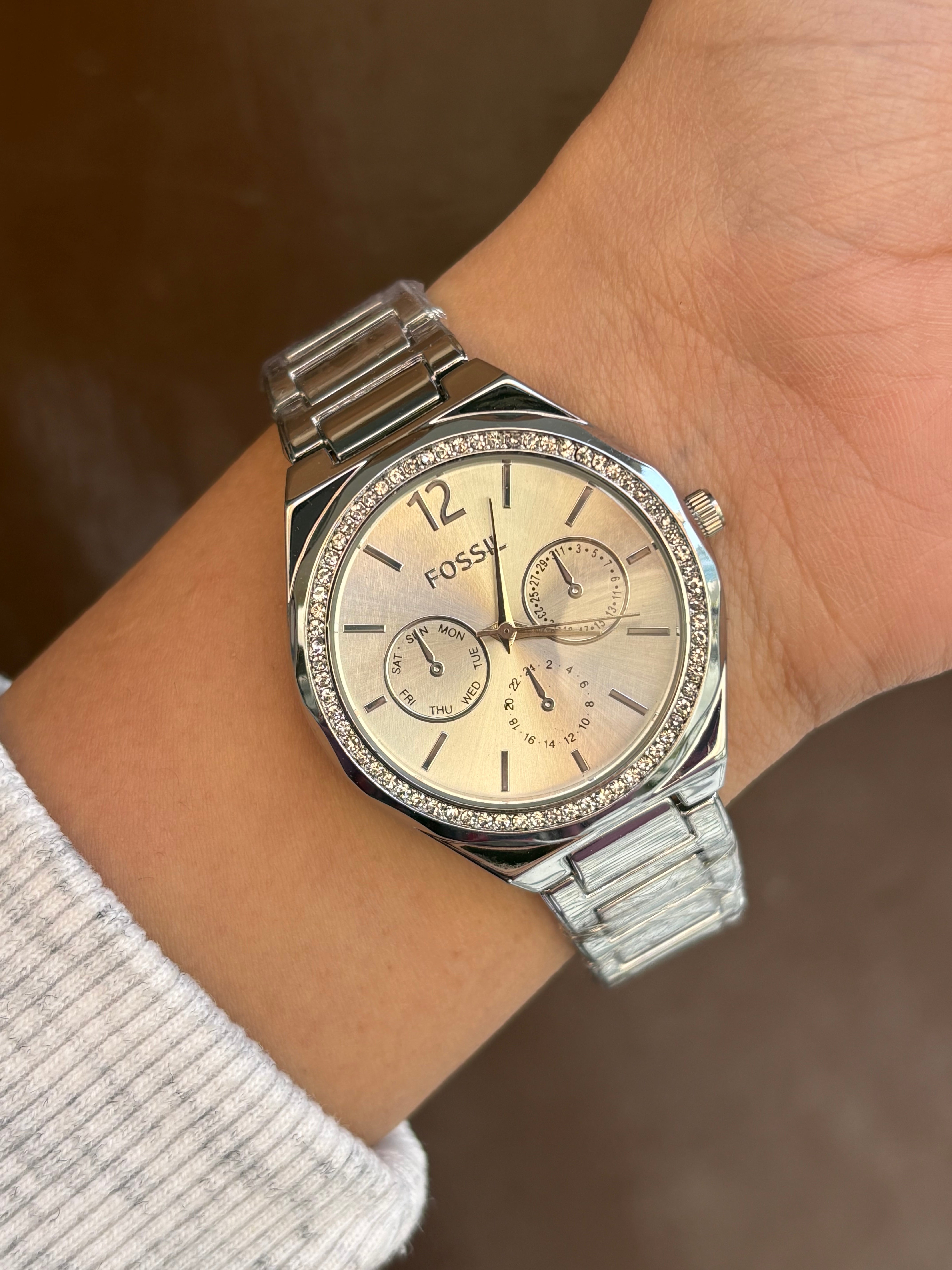 Perle Silver Watch