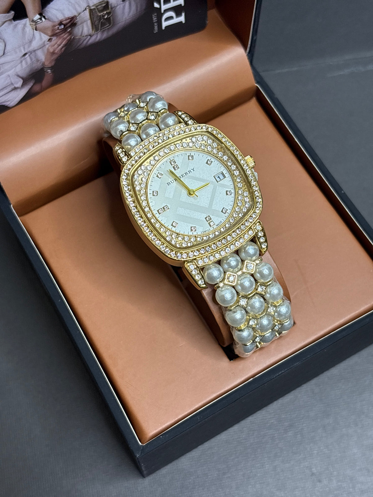 Pearl Bracelet Watch