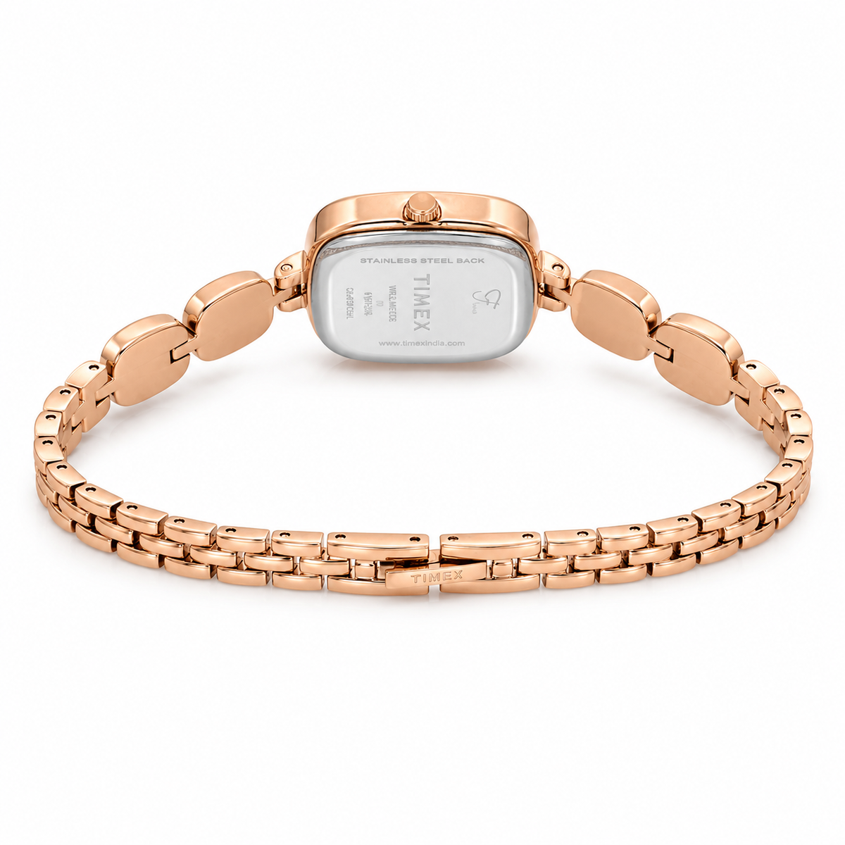 TIMEX Fria Women Silver Square Dial Analog Watch - TWEL21001