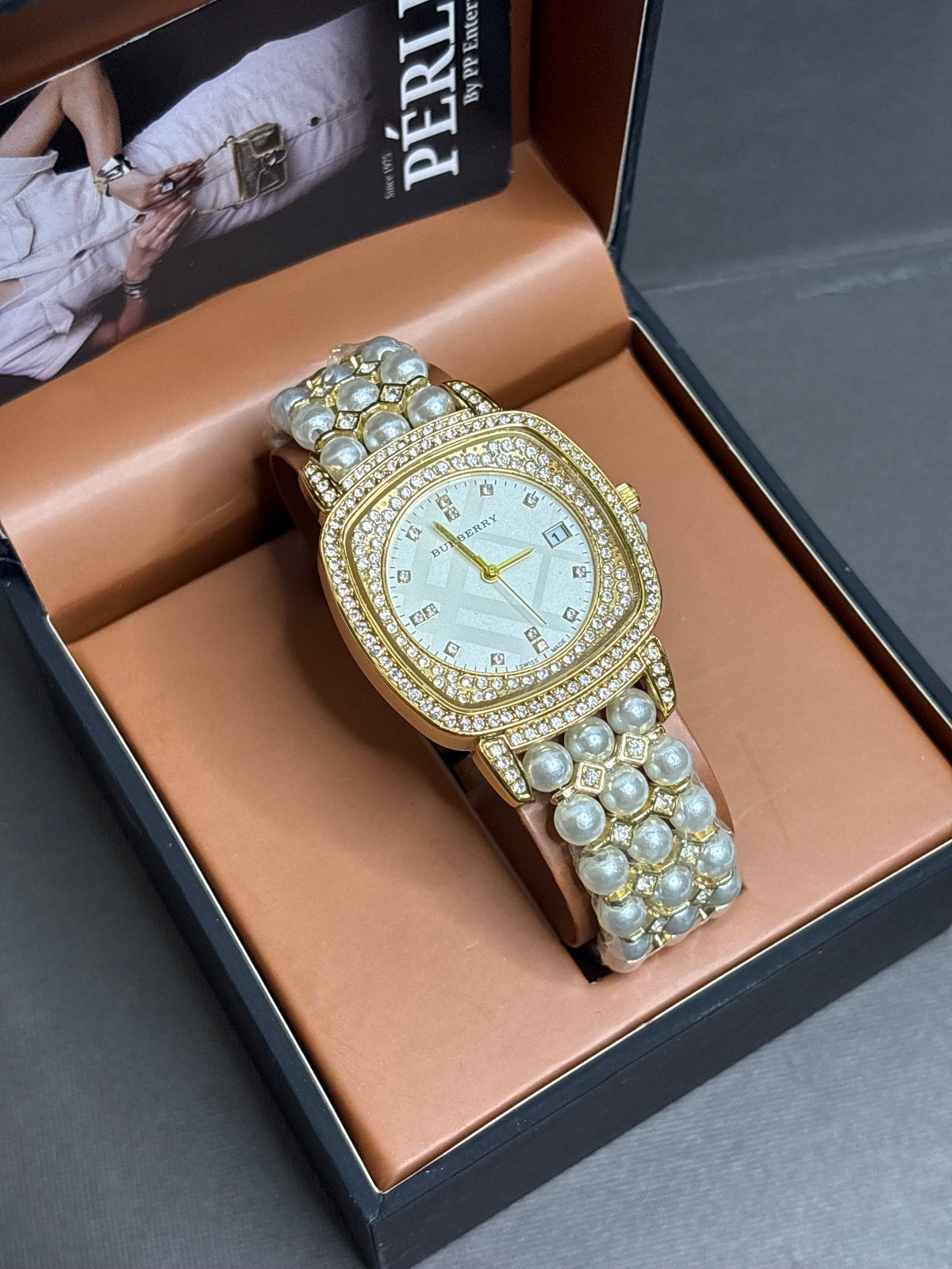 Pearl Bracelet Watch