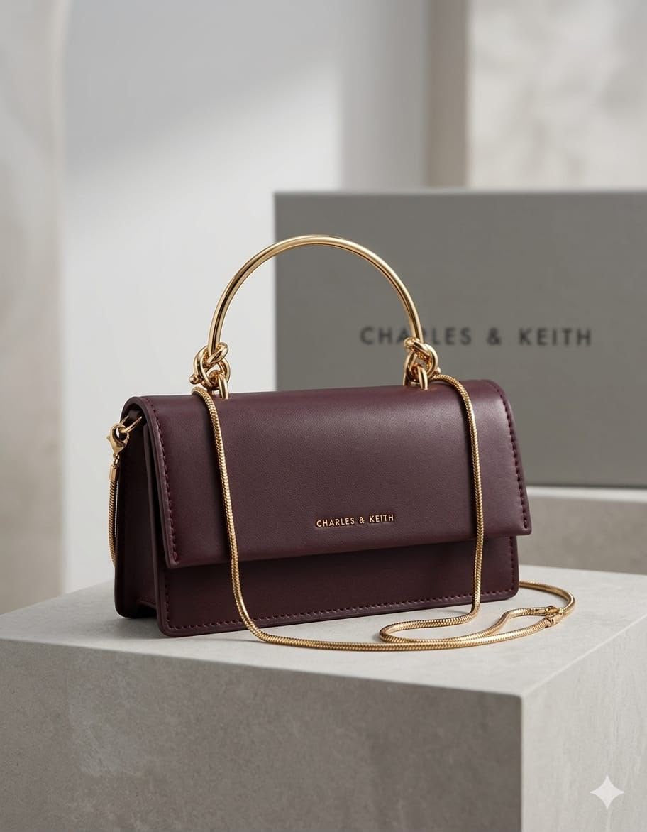 C&K pookie Wine Sling Bag