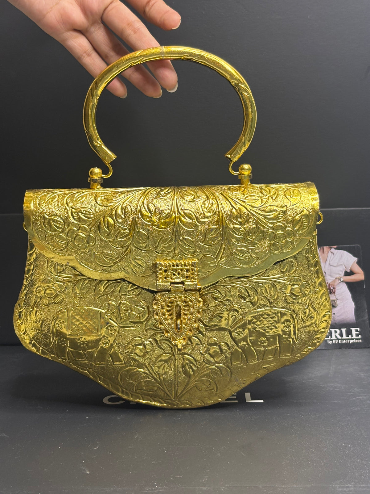 Metal Gold Bag