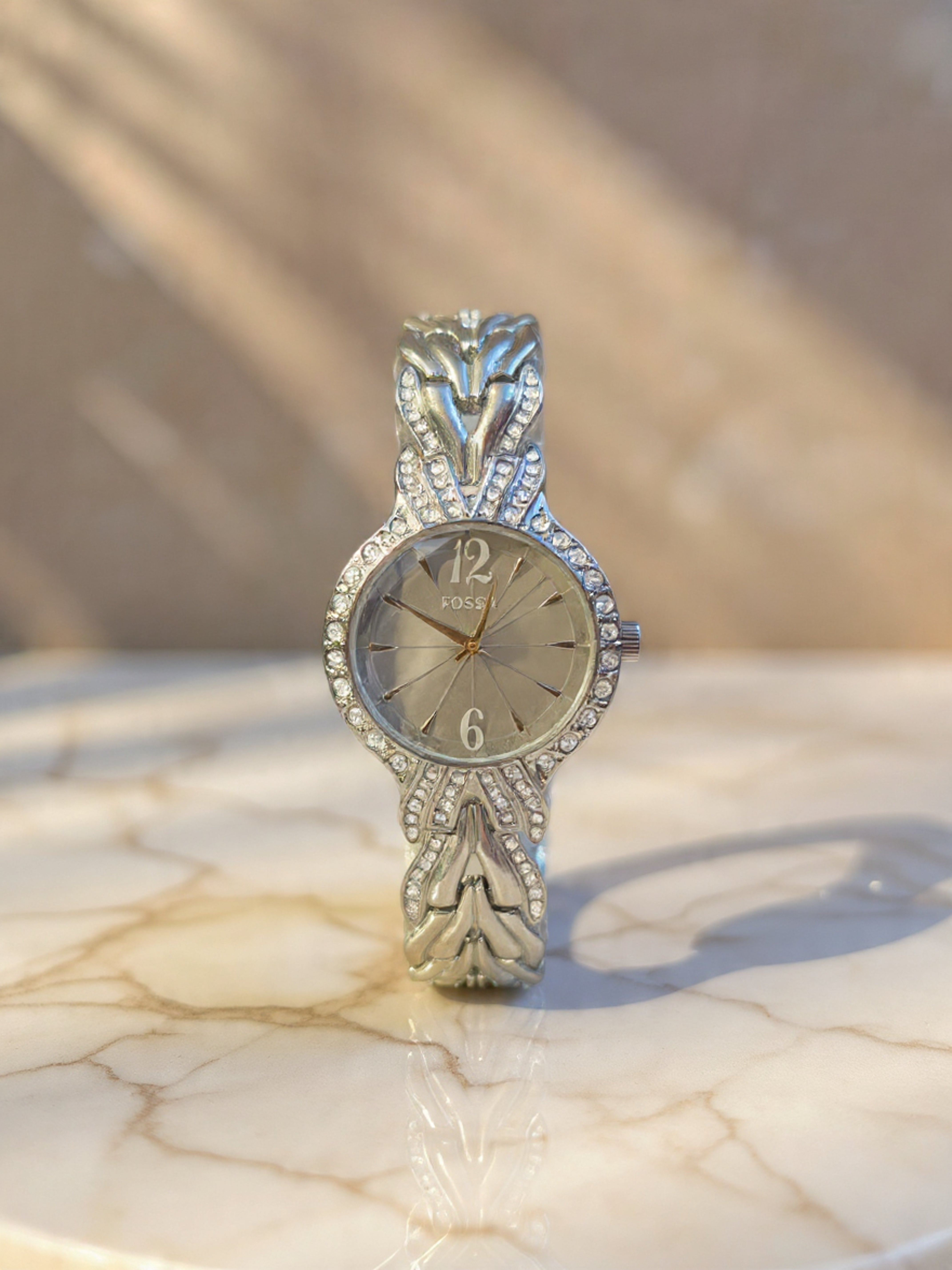 Fossil stone watch