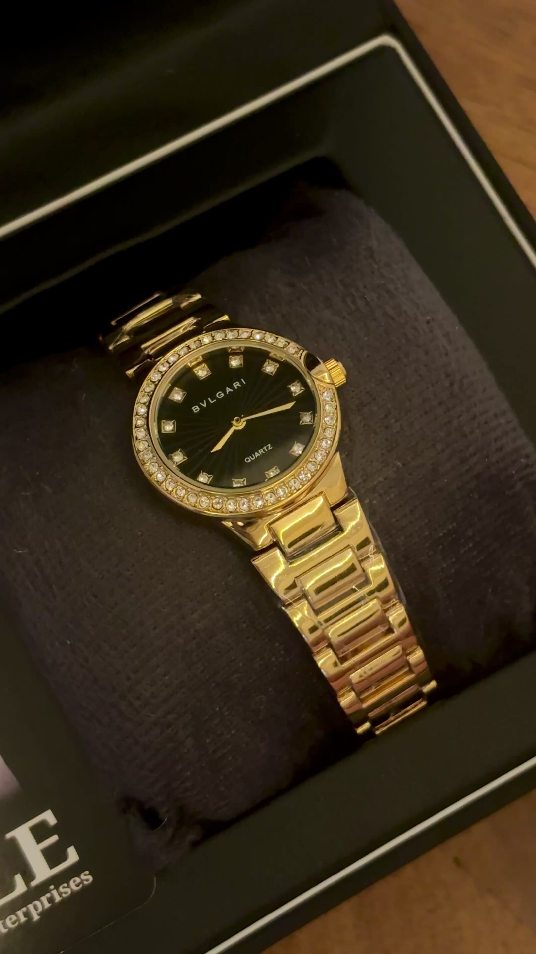 Perlex Golden Watch - 001
