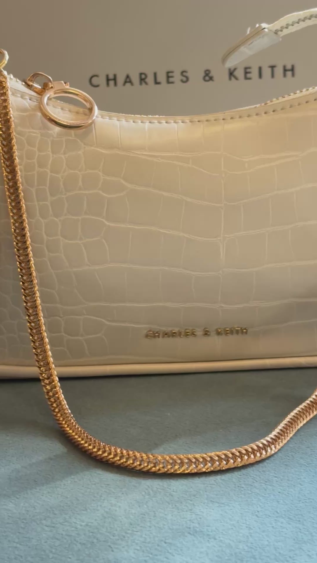 C&K white Moon Bag
