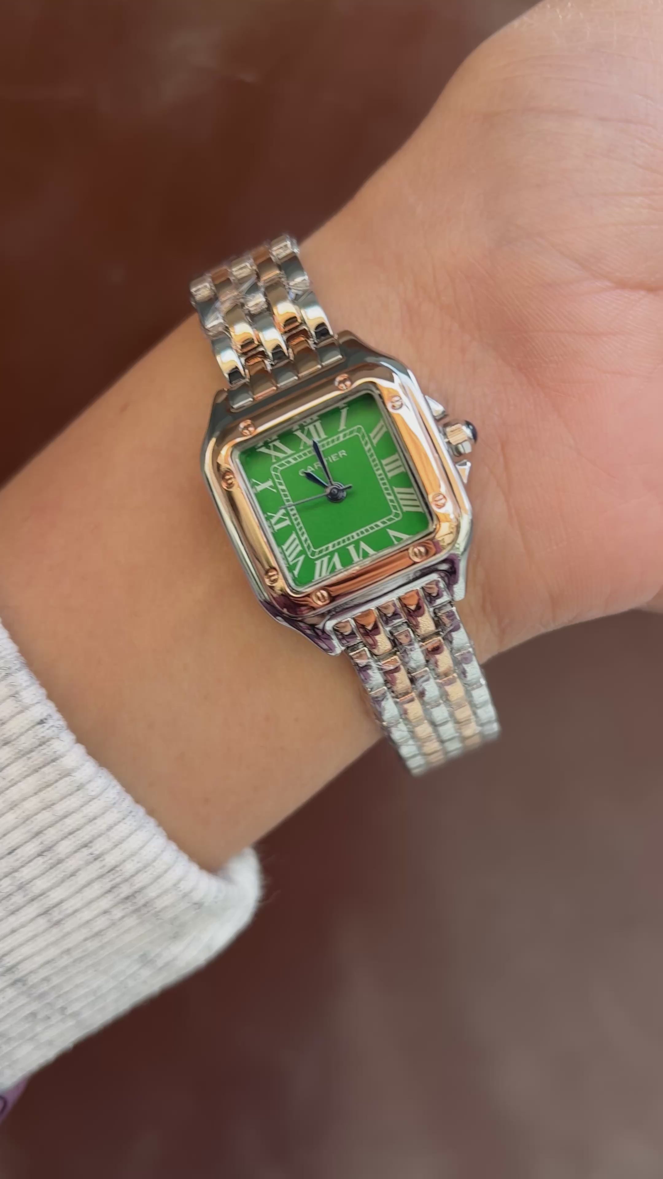 Square dial watch -005